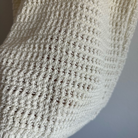 Madewell Crochet-Knit Crewneck Sweater Tank Size: S, NWT - Picture 8 of 11